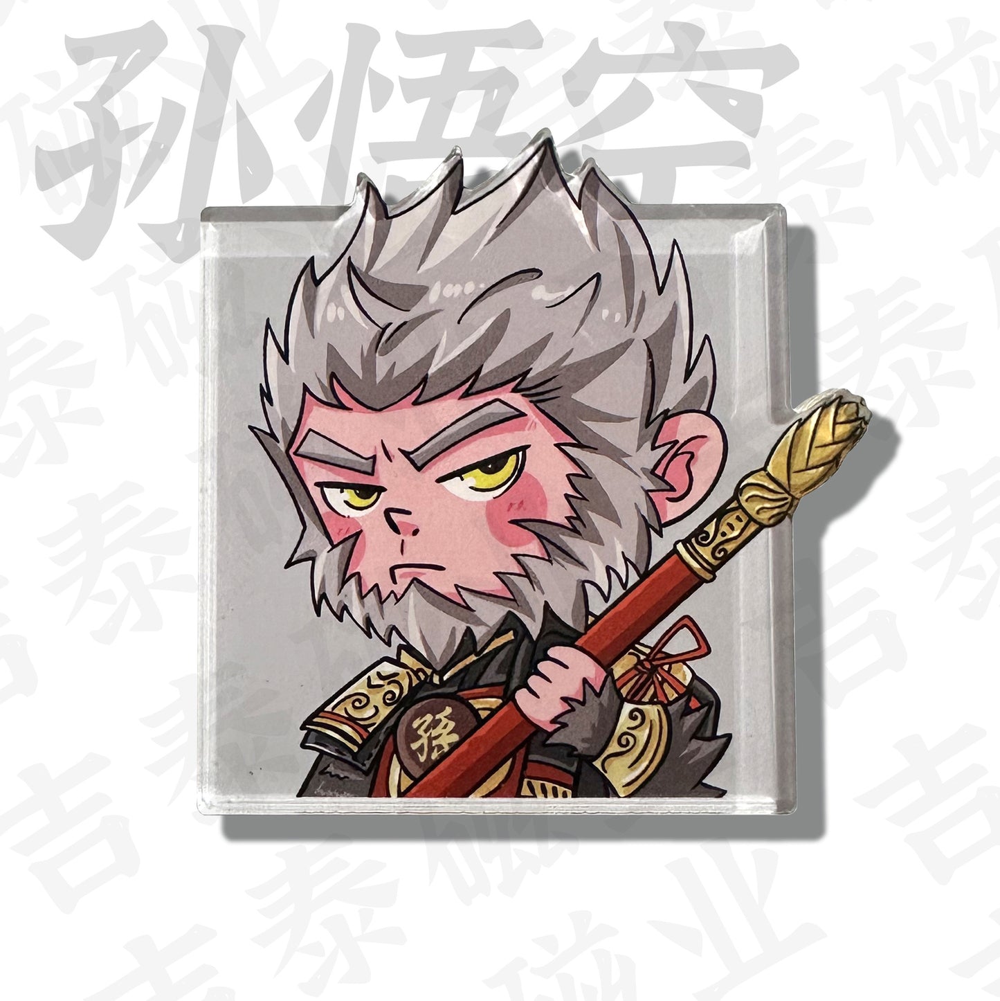 Fridge Megnet, Cartoon Sun Wukong of Black Myth: Wukong