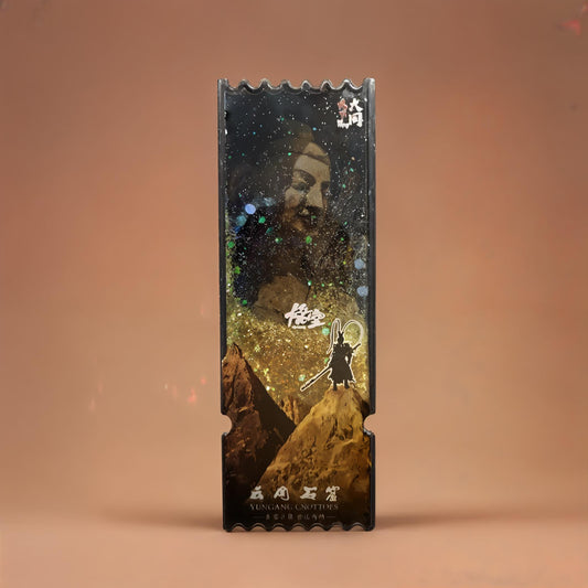 Black Myth :Wukong Fridge Magnet, with flowing golden sand inside